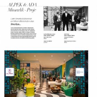 Alpek Mimarlık Hotel Design Show 2019, Proje'm e-dergisi mart sayısı